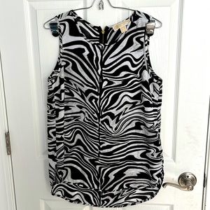 EUC Michael Kors animal print sleeveless top